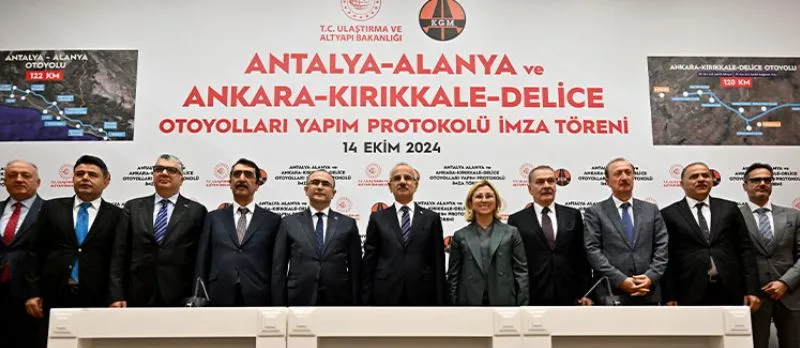 İMZALAR ATILDI.. ANTALYA-ALANYA OTOYOL YAPIMI 2024 BİTMEDEN BAŞLAYACAK