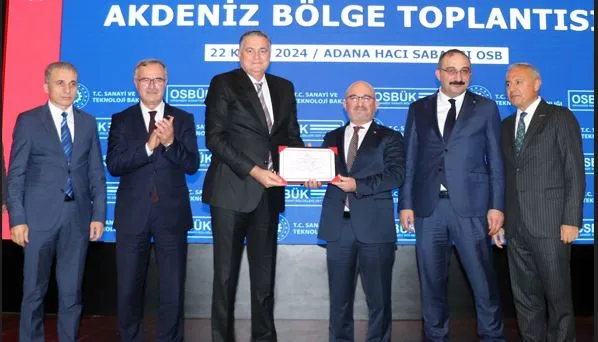 TSE’DEN ANTALYA ORGANİZE SANAYİ BÖLGESİ’NE ‘YEŞİL OSB’ BELGESİ 