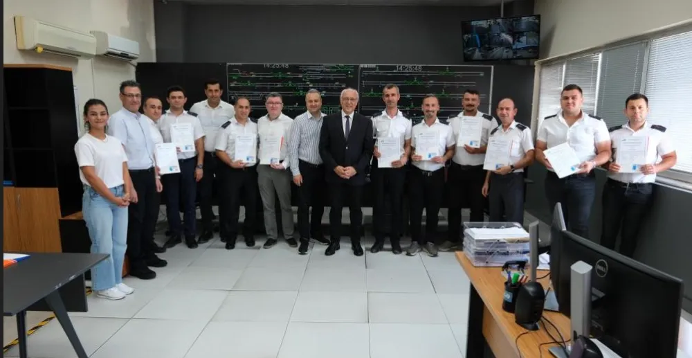 ANTALYA RAYLI SİSTEM KONTROLÖRLERİ ULUSLARARASI SERTİFİKA ALDI