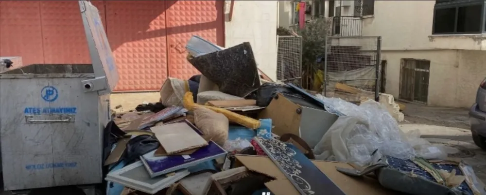 MURATPAŞA’DA HEP AYNI MANZARA.. MAHALLE ARALARI MOLOZ YIĞINLARIYLA DOLU