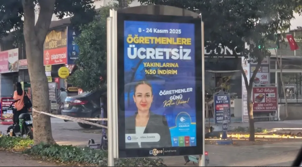 BÜŞRA ÖZDEMİR’İN BİLLBOARDLARDA KENDİ RESMİNİ KULLANMASI TEPKİ ÇEKTİ