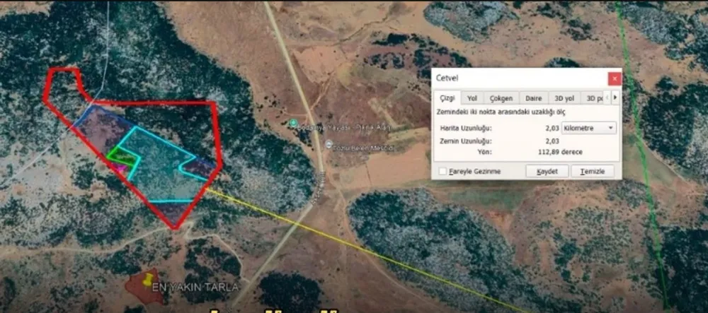 AKSEKİ’DE ORMAN ARAZİSİNE 34 FUTBOL SAHASI BÜYÜKLÜĞÜNDE MADEN OCAĞI 