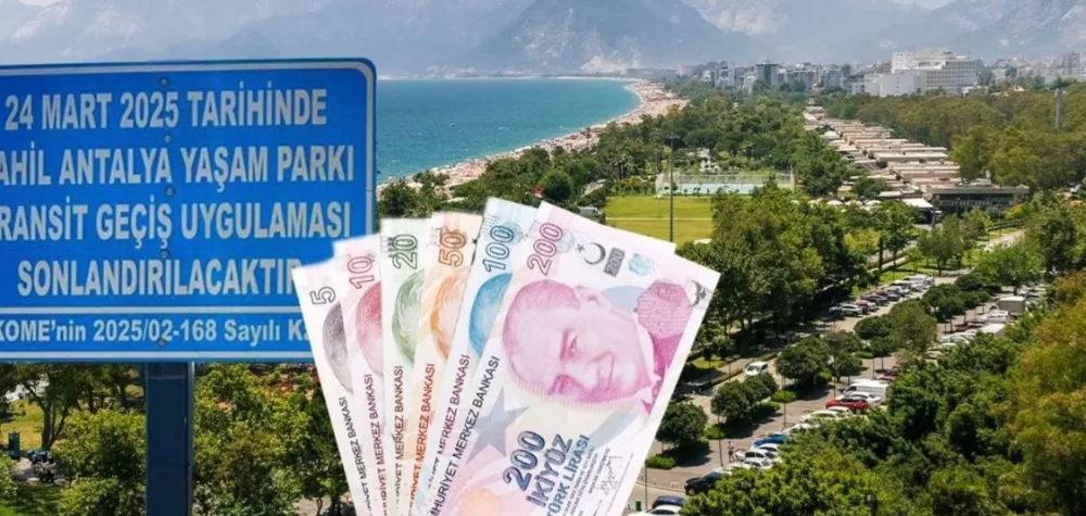 SAHİL YAŞAM PARKI TRANSİT GEÇİŞ UYGULAMASI VE ÜCRETSİZ OTOPARK KALDIRILDI