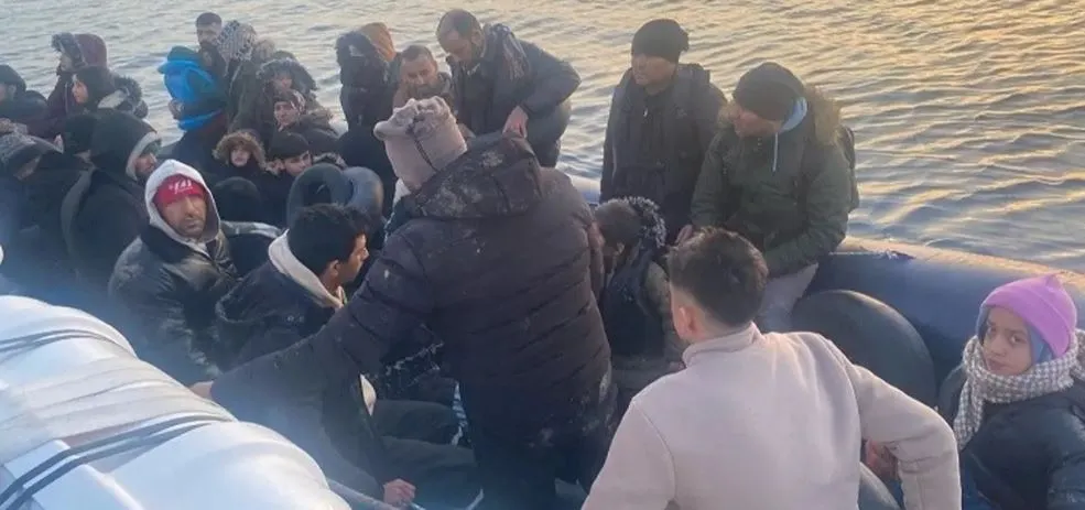 KAŞ’TA 17’Sİ ÇOCUK TOPLAM 36 DÜZENSİZ GÖÇMEN BULUNDU