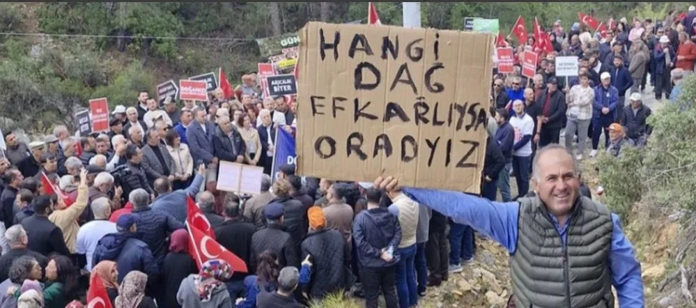 ANTALYA GÜNDOĞMUŞ SERİNKAYA’DA ‘KALKER OCAĞI’NA TEPKİLER BÜYÜDÜ