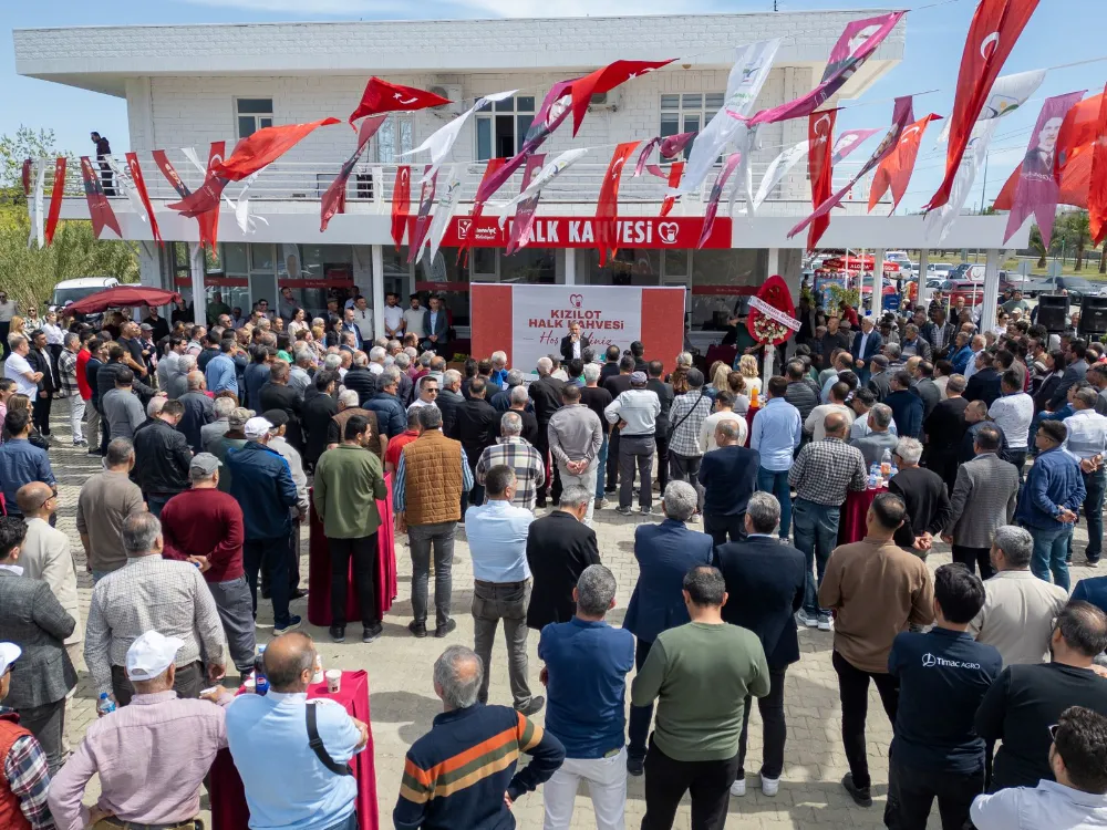 MANAVGAT KIZILOT’TA HALK KAHVESİ AÇILDI