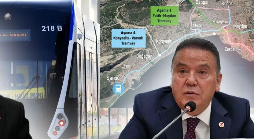 BÖCEK’İN ANTALYALILARA VADETTİĞİ ‘4. RAYLI SİSTEM’ BAŞKA BAHARA KALDI