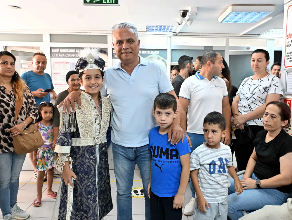 UYSAL’DAN SÜNNET ÇOCUKLARINA ZİYARET