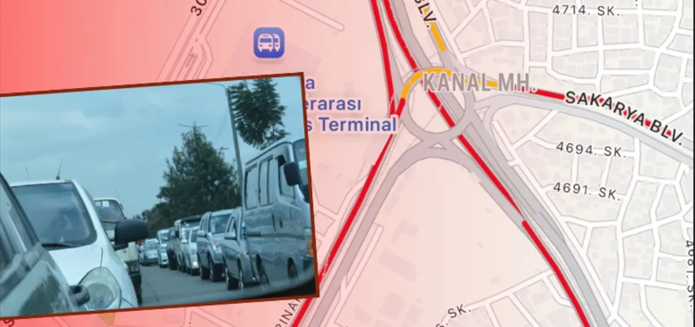 ANTALYA’DA OKULLAR AÇILDI TRAFİK DURMA NOKTASINA GELDİ