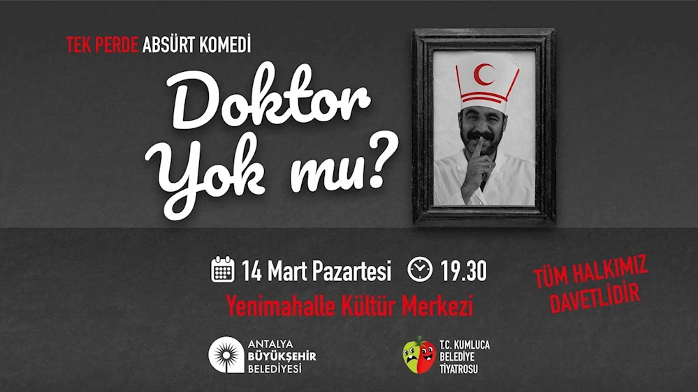 ‘DOKTOR YOK MU’ 14 MART’TA ANTALYALILARLA BULUŞUYOR