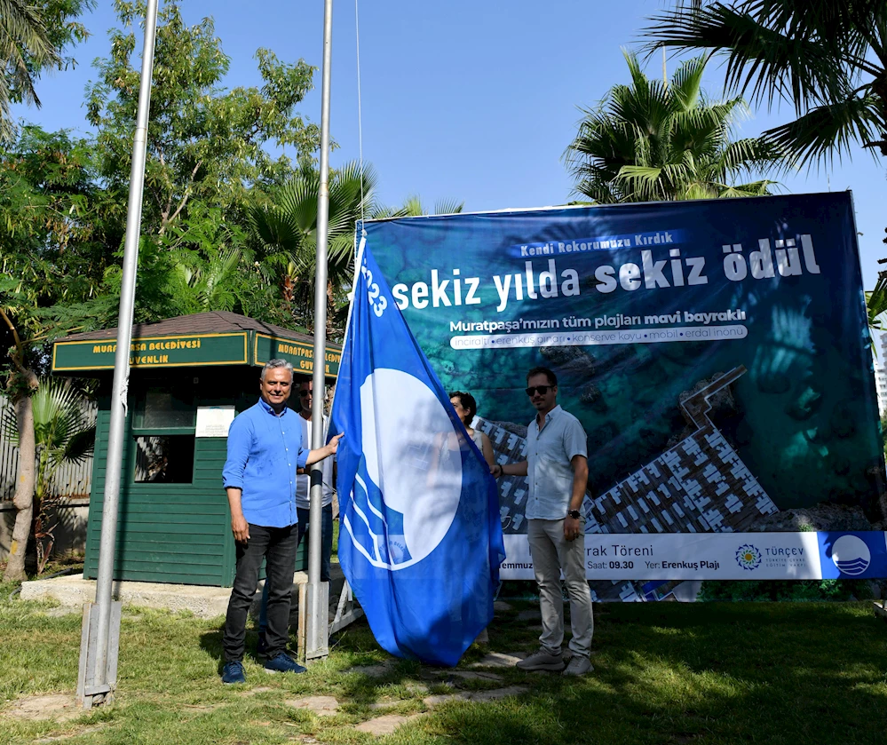 KABOTAJ BAYRAMI’NDA PLAJLARA MAVİ BAYRAK