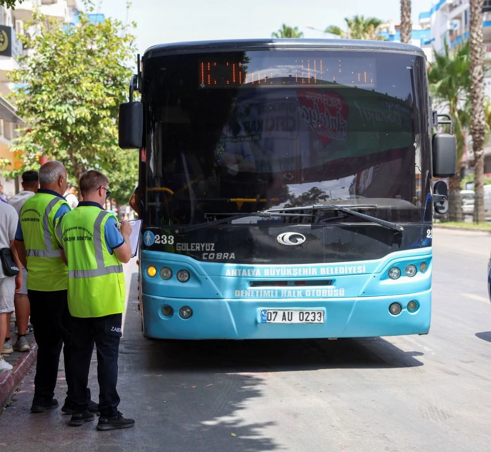 HALK OTOBÜSLERİNE KLİMA DENETİMİ